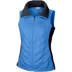 Columbia Women's Mix it Around Blue and Black Quilted Vest